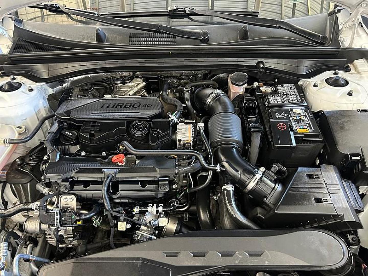 2023 WHITE Kia K5 (5XXG14J23PG) with an 4-Cyl Turbo 1.6 Liter engine, Automatic 8-Spd transmission, located at 412 Auto Vista Drive, Palmdale, 93551, (661) 945-0620, 34.592636, -118.136681 - Photo#30