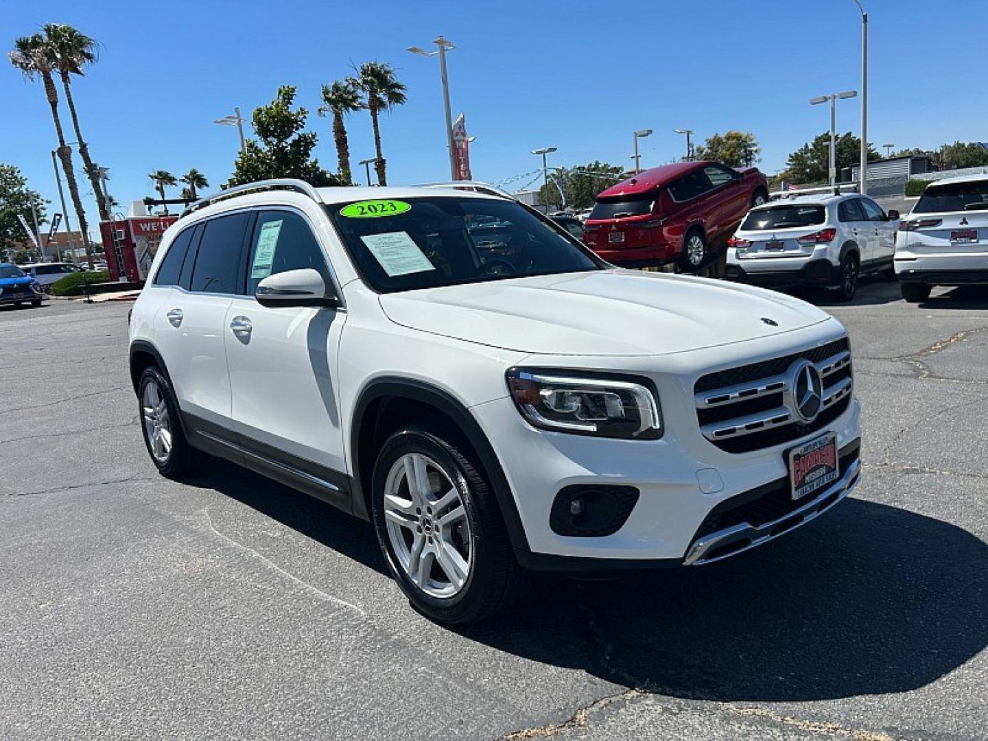 2023 White Mercedes-Benz GLB (W1N4M4GBXPW) with an 4-Cyl Turbo 2.0 Liter engine, Automatic transmission, located at 412 Auto Vista Drive, Palmdale, 93551, (661) 945-0620, 34.592636, -118.136681- Photo#0