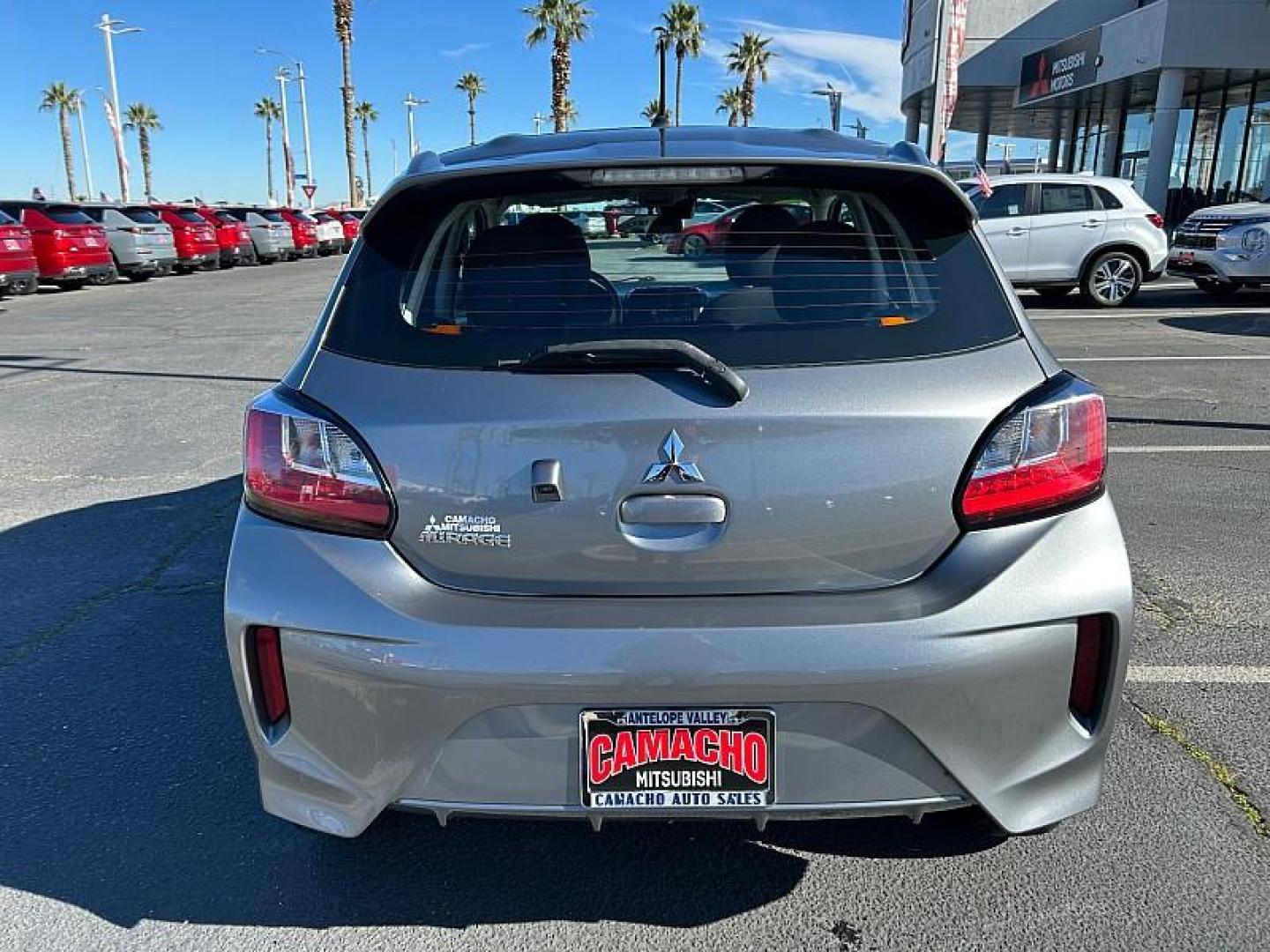 2023 GRAY Mitsubishi Mirage G4 (ML32FUFJ7PH) with an 3-Cyl 1.2 Liter engine, Automatic CVT transmission, located at 412 Auto Vista Drive, Palmdale, 93551, (661) 945-0620, 34.592636, -118.136681 - Photo#3