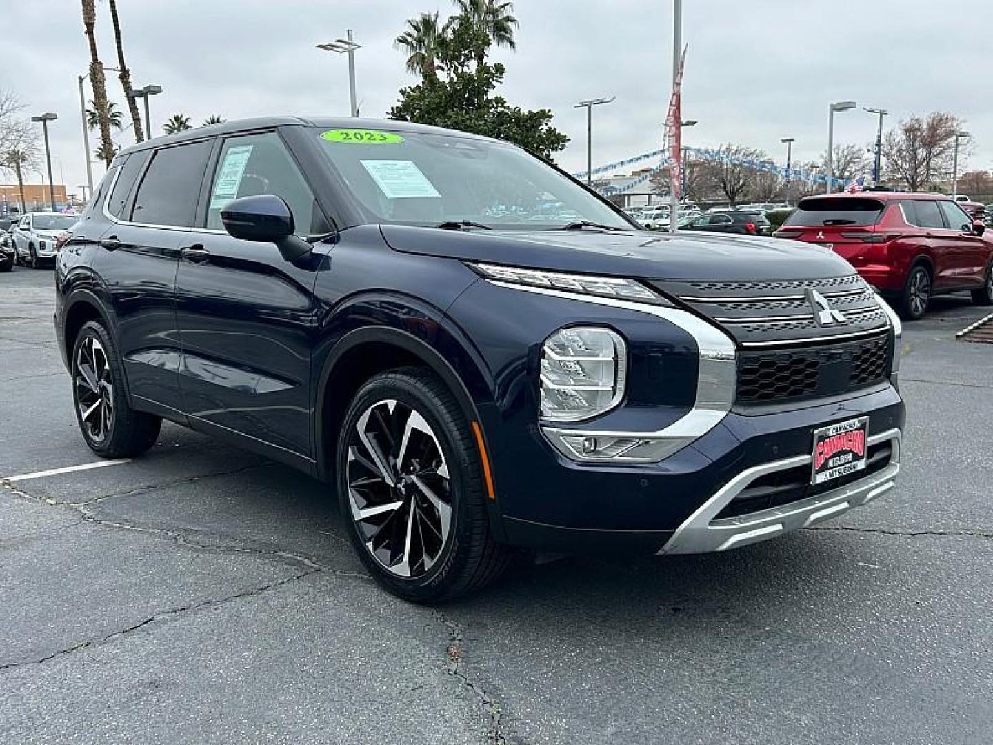 2023 BLUE Mitsubishi Outlander (JA4J4UA83PZ) with an 4-Cyl 2.5 Liter engine, Automatic CVT transmission, located at 412 Auto Vista Drive, Palmdale, 93551, (661) 945-0620, 34.592636, -118.136681 - Photo#0