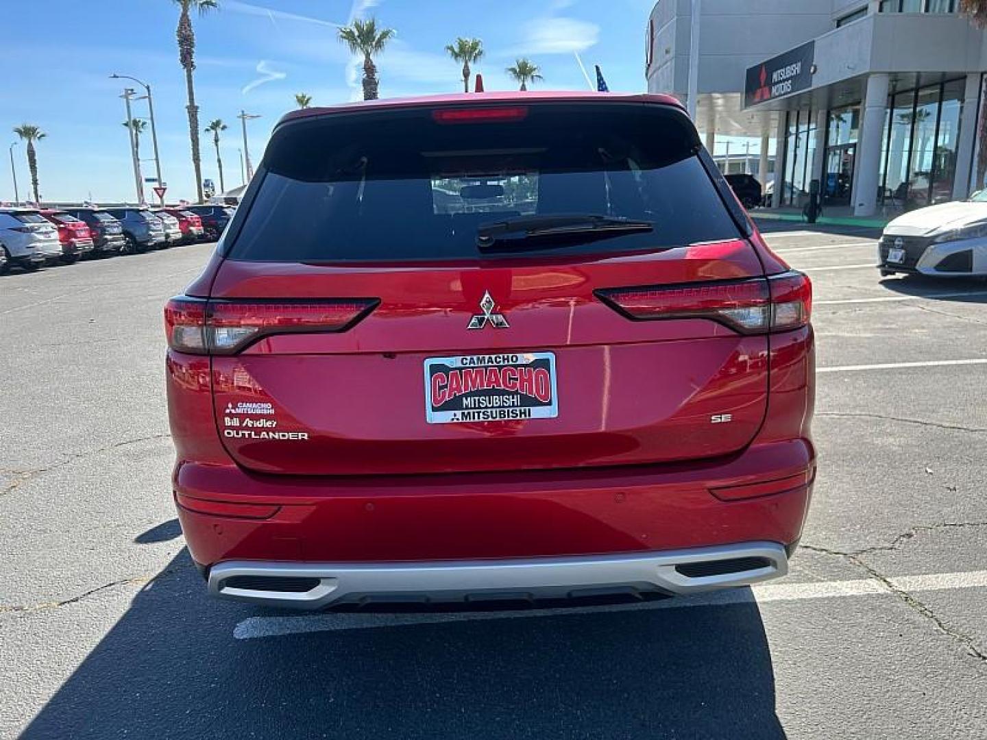 2023 RED Mitsubishi Outlander (JA4J3UA82PZ) with an 4-Cyl 2.5 Liter engine, Automatic CVT transmission, located at 412 Auto Vista Drive, Palmdale, 93551, (661) 945-0620, 34.592636, -118.136681- Photo#5