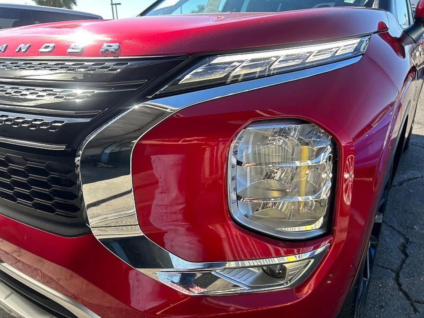 2023 RED Mitsubishi Outlander (JA4J3UA82PZ) with an 4-Cyl 2.5 Liter engine, Automatic CVT transmission, located at 412 Auto Vista Drive, Palmdale, 93551, (661) 945-0620, 34.592636, -118.136681- Photo#11
