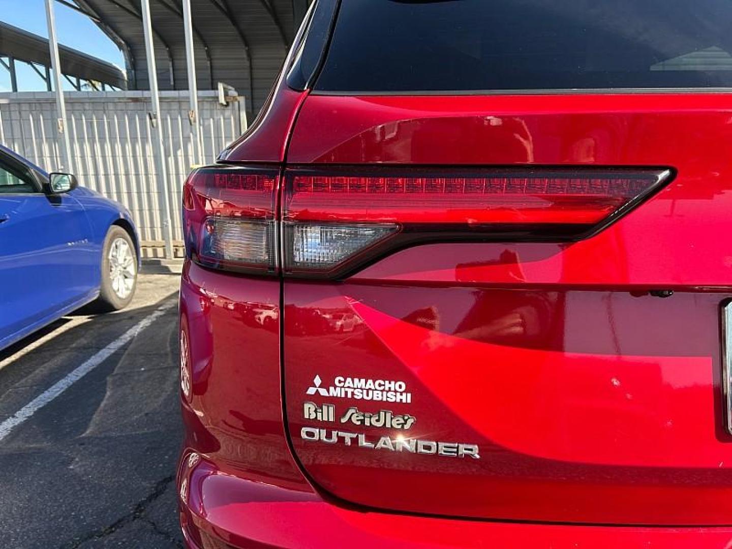 2023 RED Mitsubishi Outlander (JA4J3UA82PZ) with an 4-Cyl 2.5 Liter engine, Automatic CVT transmission, located at 412 Auto Vista Drive, Palmdale, 93551, (661) 945-0620, 34.592636, -118.136681- Photo#17