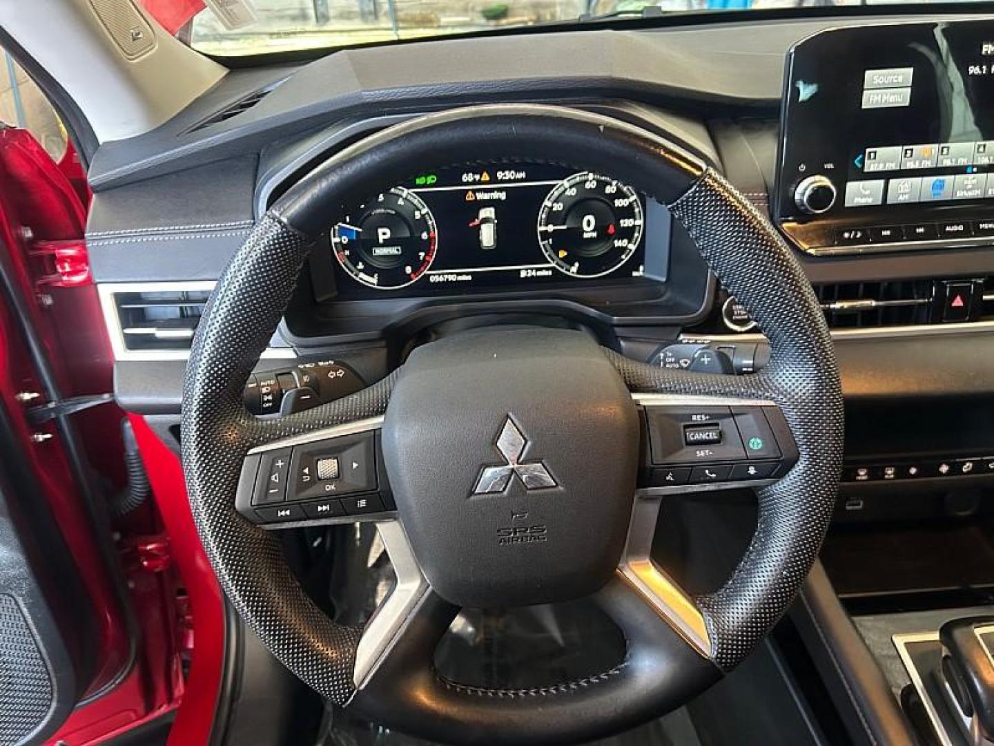 2023 RED Mitsubishi Outlander (JA4J3UA82PZ) with an 4-Cyl 2.5 Liter engine, Automatic CVT transmission, located at 412 Auto Vista Drive, Palmdale, 93551, (661) 945-0620, 34.592636, -118.136681- Photo#26