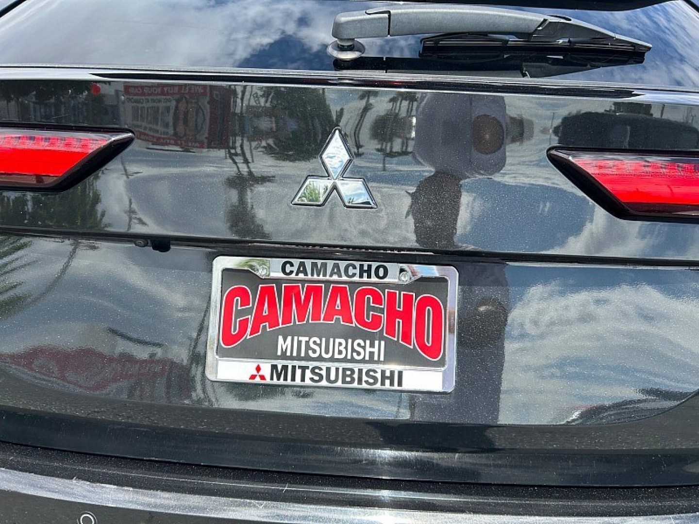 2023 Black Mitsubishi Outlander (JA4J3TA84PZ) with an 4-Cyl 2.5 Liter engine, Automatic CVT transmission, located at 412 Auto Vista Drive, Palmdale, 93551, (661) 945-0620, 34.592636, -118.136681- Photo#9