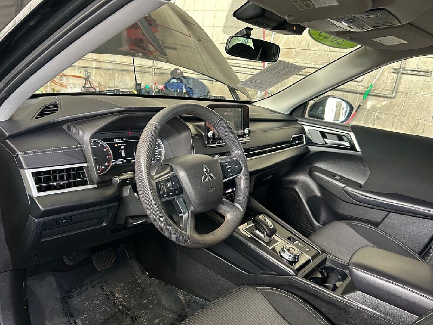 2023 Black Mitsubishi Outlander (JA4J3TA84PZ) with an 4-Cyl 2.5 Liter engine, Automatic CVT transmission, located at 412 Auto Vista Drive, Palmdale, 93551, (661) 945-0620, 34.592636, -118.136681- Photo#15