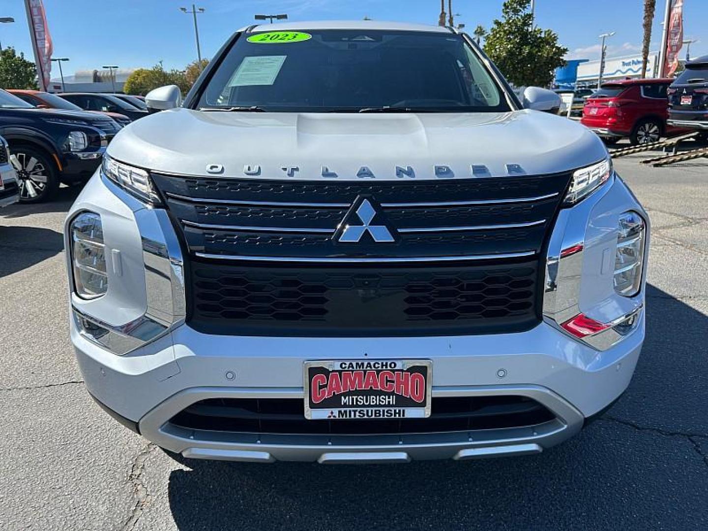2023 WHITE Mitsubishi Outlander Plug-In Hybrid (JA4T5UA97PZ) with an 4-Cyl Hybrid 2.4 Liter engine, Automatic 1-Spd transmission, located at 412 Auto Vista Drive, Palmdale, 93551, (661) 945-0620, 34.592636, -118.136681 - Photo#1