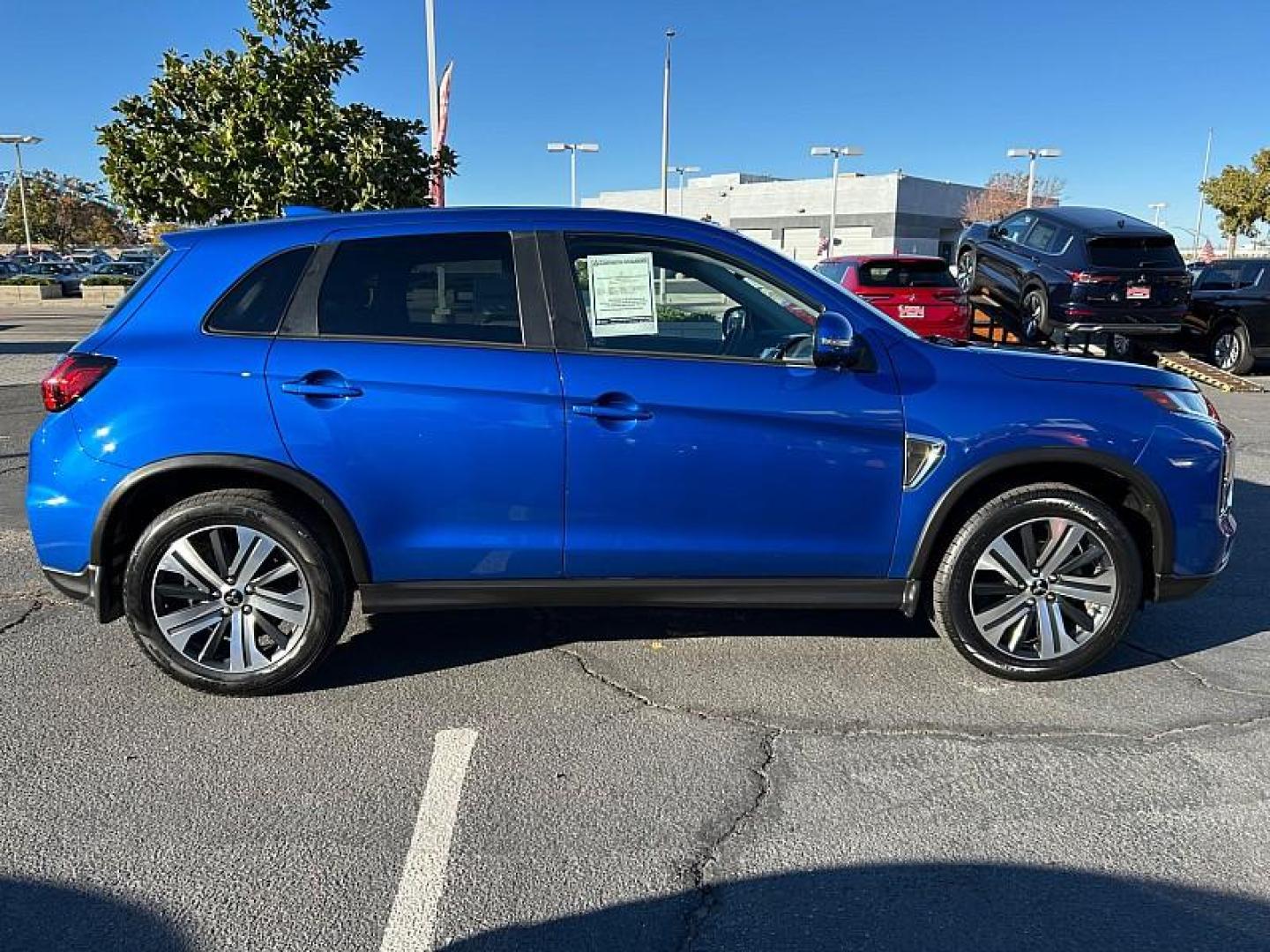 2023 BLUE Mitsubishi Outlander Sport (JA4ARUAU3PU) with an 4-Cyl 2.0 Liter engine, Automatic CVT transmission, located at 412 Auto Vista Drive, Palmdale, 93551, (661) 945-0620, 34.592636, -118.136681 - Photo#8