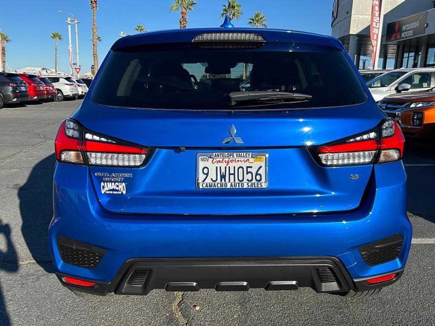 2023 BLUE Mitsubishi Outlander Sport (JA4ARUAU3PU) with an 4-Cyl 2.0 Liter engine, Automatic CVT transmission, located at 412 Auto Vista Drive, Palmdale, 93551, (661) 945-0620, 34.592636, -118.136681 - Photo#12
