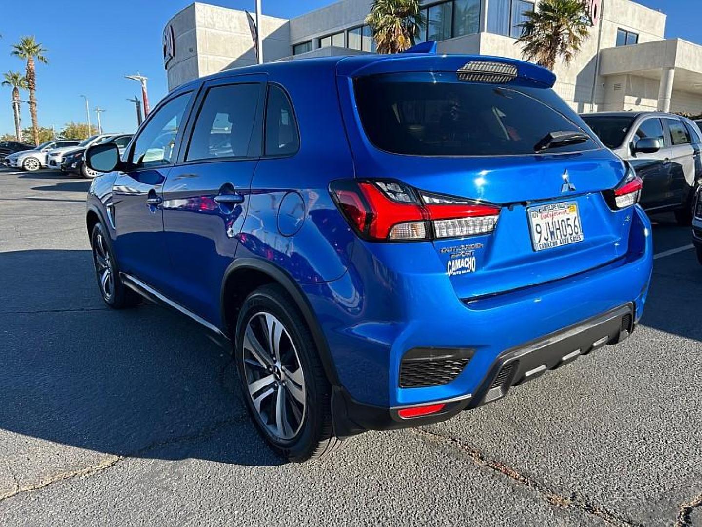 2023 BLUE Mitsubishi Outlander Sport (JA4ARUAU3PU) with an 4-Cyl 2.0 Liter engine, Automatic CVT transmission, located at 412 Auto Vista Drive, Palmdale, 93551, (661) 945-0620, 34.592636, -118.136681 - Photo#9