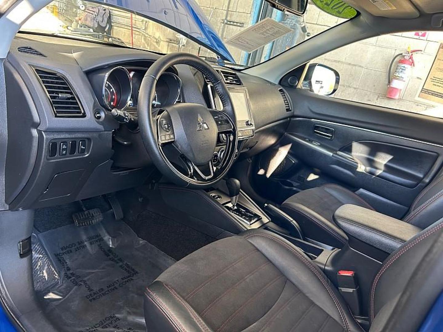 2023 BLUE Mitsubishi Outlander Sport (JA4ARUAU3PU) with an 4-Cyl 2.0 Liter engine, Automatic CVT transmission, located at 412 Auto Vista Drive, Palmdale, 93551, (661) 945-0620, 34.592636, -118.136681 - Photo#33
