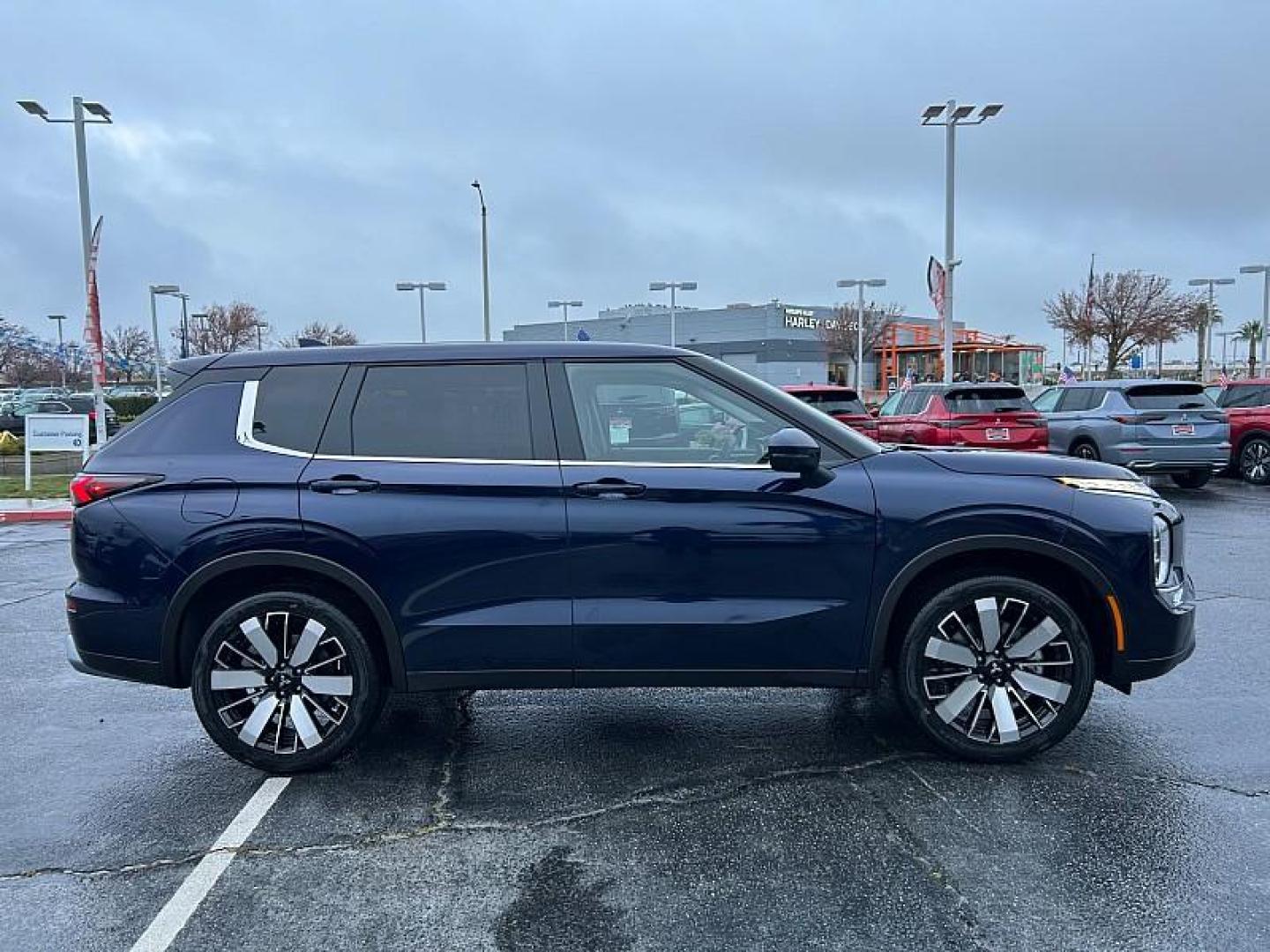 2023 BLUE Mitsubishi Outlander Sport (JA4ARUAU3PU) with an 4-Cyl 2.0 Liter engine, Automatic CVT transmission, located at 412 Auto Vista Drive, Palmdale, 93551, (661) 945-0620, 34.592636, -118.136681 - Photo#3