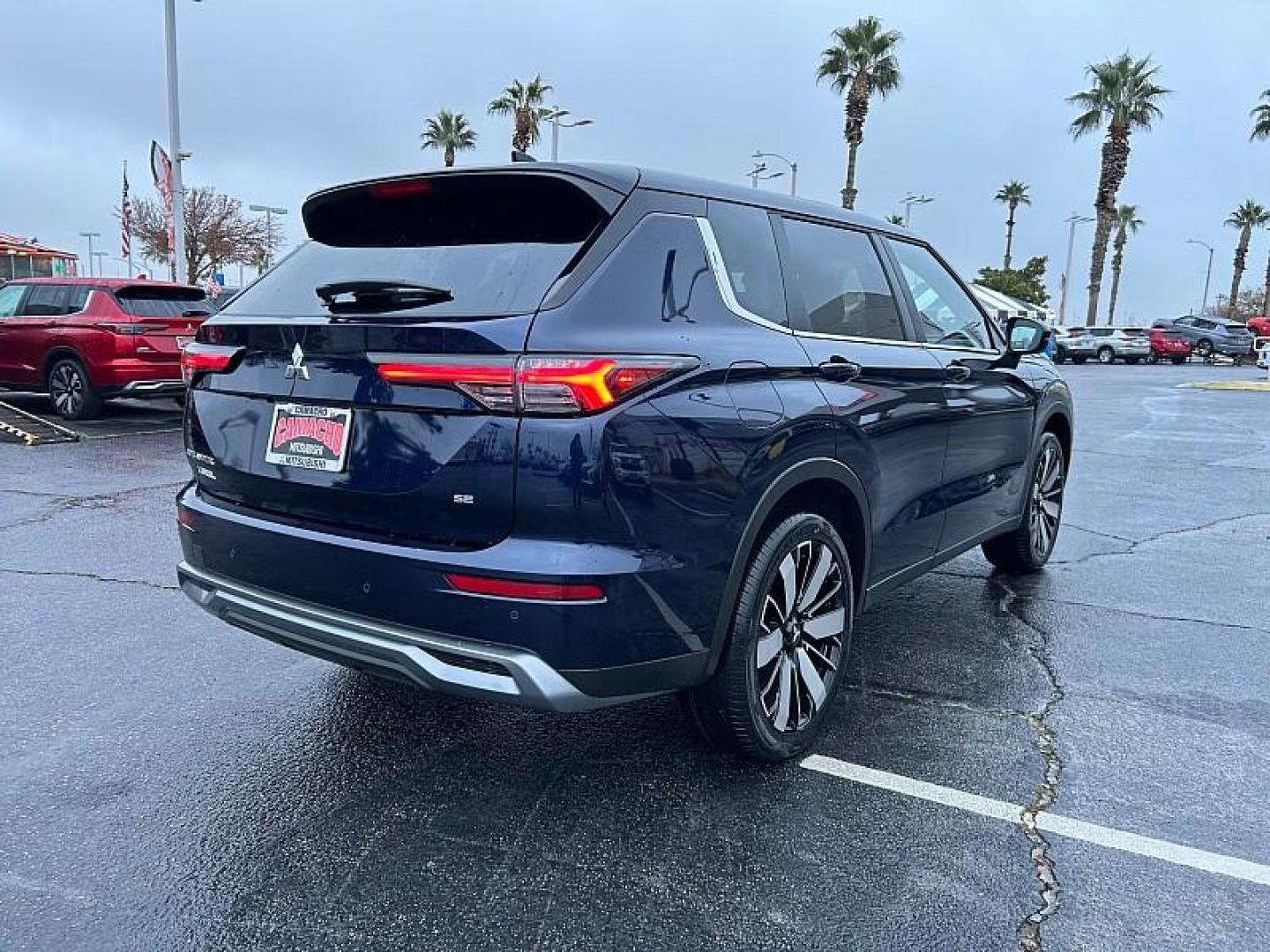 2023 BLUE Mitsubishi Outlander Sport (JA4ARUAU3PU) with an 4-Cyl 2.0 Liter engine, Automatic CVT transmission, located at 412 Auto Vista Drive, Palmdale, 93551, (661) 945-0620, 34.592636, -118.136681 - Photo#4