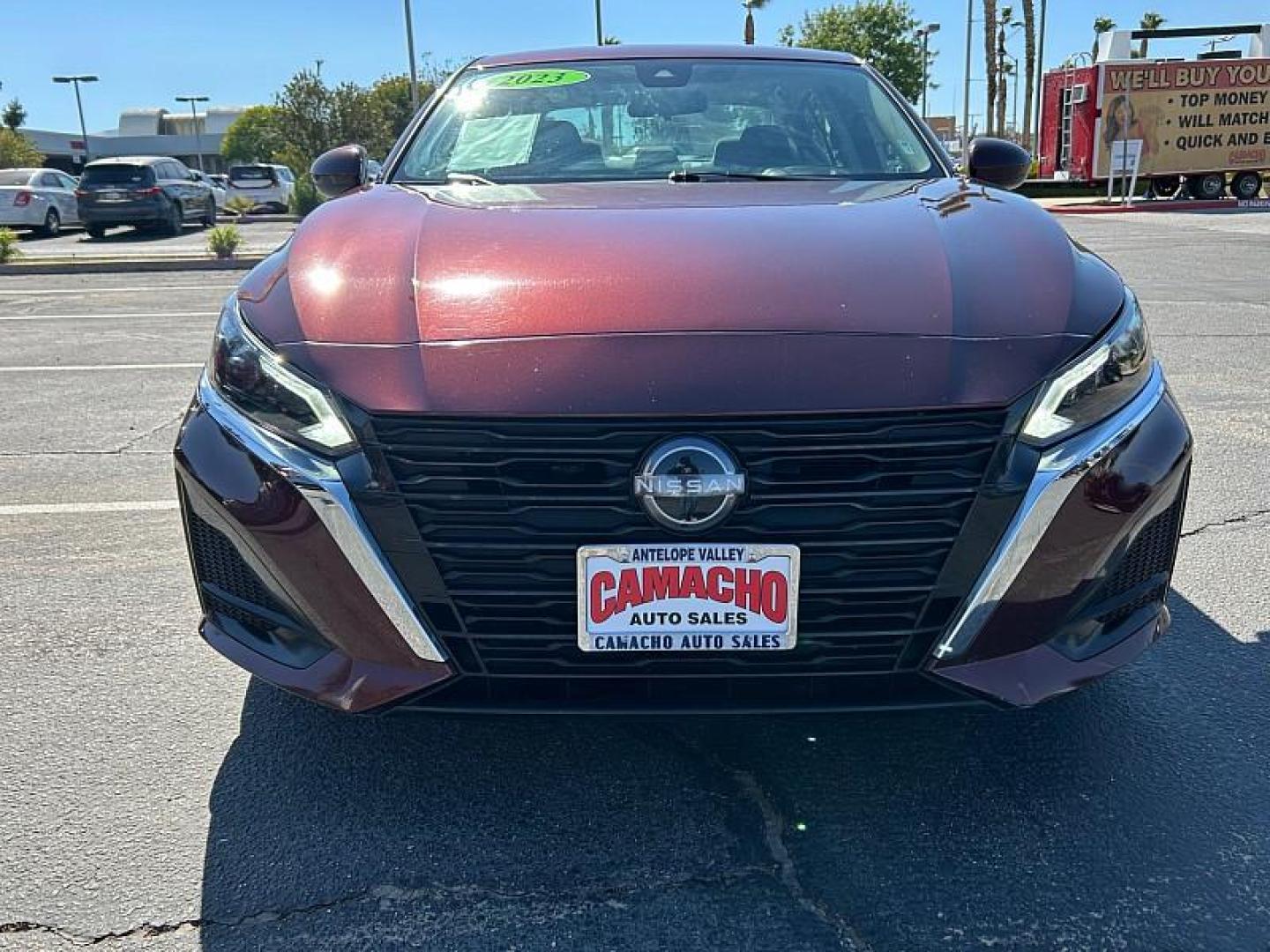 2023 RED Nissan Altima (1N4BL4DV5PN) with an 4-Cyl 2.5 Liter engine, Automatic Xtronic CVT transmission, located at 412 Auto Vista Drive, Palmdale, 93551, (661) 945-0620, 34.592636, -118.136681 - Photo#1