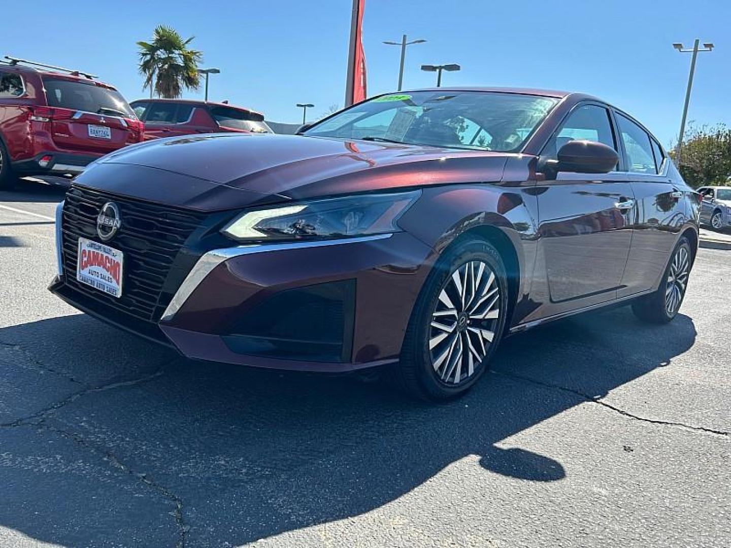 2023 RED Nissan Altima (1N4BL4DV5PN) with an 4-Cyl 2.5 Liter engine, Automatic Xtronic CVT transmission, located at 412 Auto Vista Drive, Palmdale, 93551, (661) 945-0620, 34.592636, -118.136681 - Photo#2