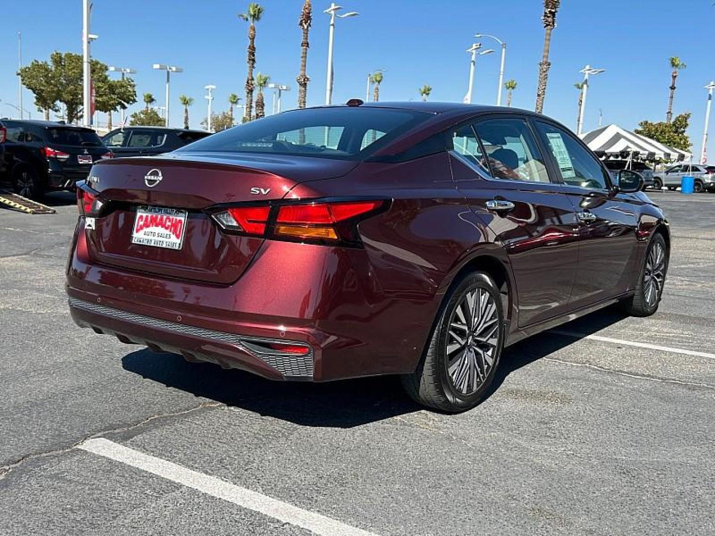 2023 RED Nissan Altima (1N4BL4DV5PN) with an 4-Cyl 2.5 Liter engine, Automatic Xtronic CVT transmission, located at 412 Auto Vista Drive, Palmdale, 93551, (661) 945-0620, 34.592636, -118.136681 - Photo#4