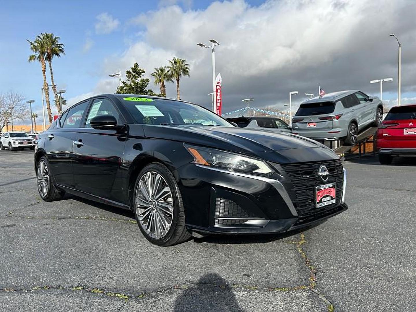 2023 BLACK Nissan Altima (1N4BL4EV1PN) with an 4-Cyl 2.5 Liter engine, Automatic Xtronic CVT transmission, located at 412 Auto Vista Drive, Palmdale, 93551, (661) 945-0620, 34.592636, -118.136681 - Photo#0