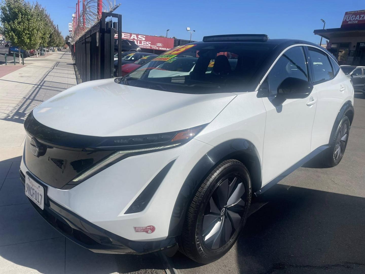 2023 Nissan Ariya Venture+ (JN1BF0BA2PM) with an ELECTRIC engine, 1A transmission, located at 744 E Miner Ave, Stockton, CA, 95202, (209) 944-5770, 37.956863, -121.282082 - PLUS TAXES AND FEES NO CHAGER AVAILABLE - Photo#3
