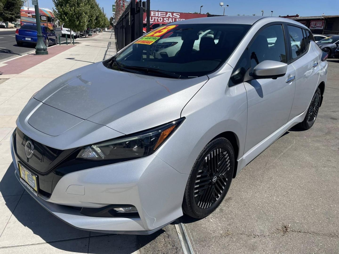 2023 Nissan LEAF SV (1N4CZ1CV6PC) with an ELECTRIC engine, CVT transmission, located at 744 E Miner Ave, Stockton, CA, 95202, (209) 944-5770, 37.956863, -121.282082 - PLUS TAXES AND FEES NO CHARGER AVAILABLE - Photo#3