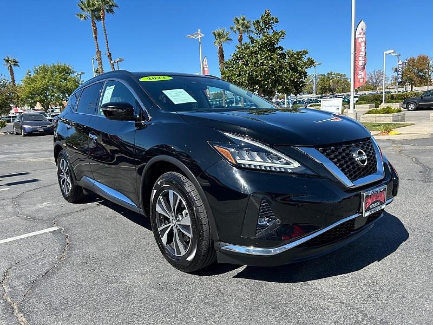 2023 BLACK Nissan Murano (5N1AZ2BS0PC) with an V6 3.5 Liter engine, Automatic Xtronic CVT transmission, located at 412 Auto Vista Drive, Palmdale, 93551, (661) 945-0620, 34.592636, -118.136681 - Photo#0