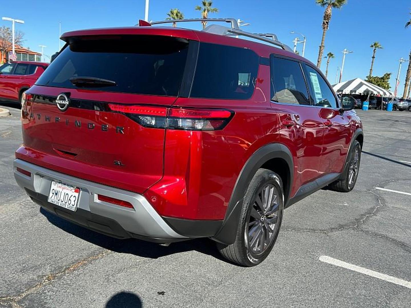 2023 BURGUNDY Nissan Pathfinder (5N1DR3CB8PC) with an V6 3.5 Liter engine, Automatic 9-Spd transmission, located at 412 Auto Vista Drive, Palmdale, 93551, (661) 945-0620, 34.592636, -118.136681 - Photo#10