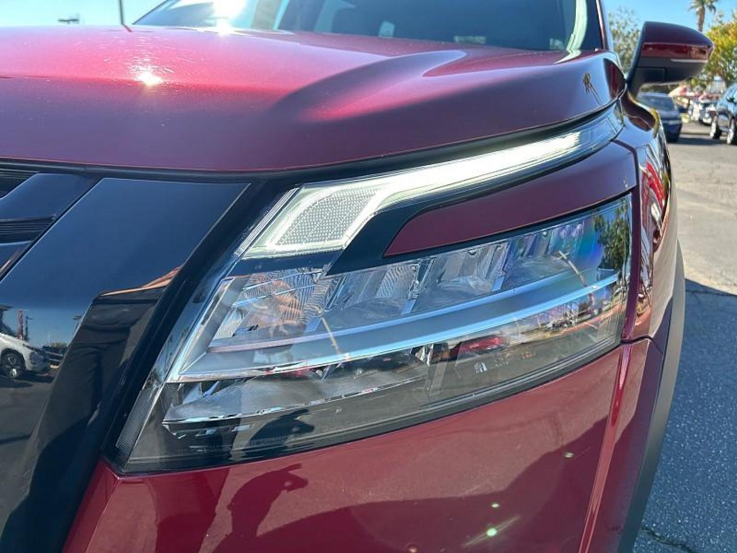 2023 BURGUNDY Nissan Pathfinder (5N1DR3CB8PC) with an V6 3.5 Liter engine, Automatic 9-Spd transmission, located at 412 Auto Vista Drive, Palmdale, 93551, (661) 945-0620, 34.592636, -118.136681 - Photo#13