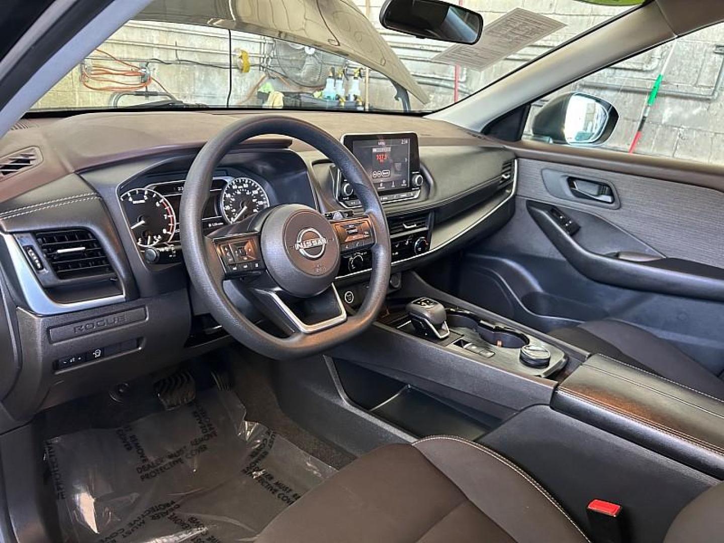 2023 BLACK Nissan Rogue (5N1BT3AB1PC) with an 3-Cyl Turbo 1.5 Liter engine, Automatic CVT w/Xtronic transmission, located at 412 Auto Vista Drive, Palmdale, 93551, (661) 945-0620, 34.592636, -118.136681 - Photo#18