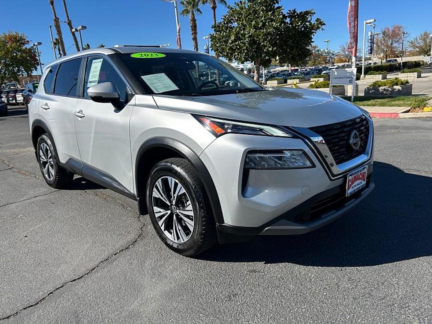 2023 SILVER Nissan Rogue (JN8BT3BA4PW) with an 3-Cyl Turbo 1.5 Liter engine, Automatic CVT w/Xtronic transmission, located at 412 Auto Vista Drive, Palmdale, 93551, (661) 945-0620, 34.592636, -118.136681 - Photo#0