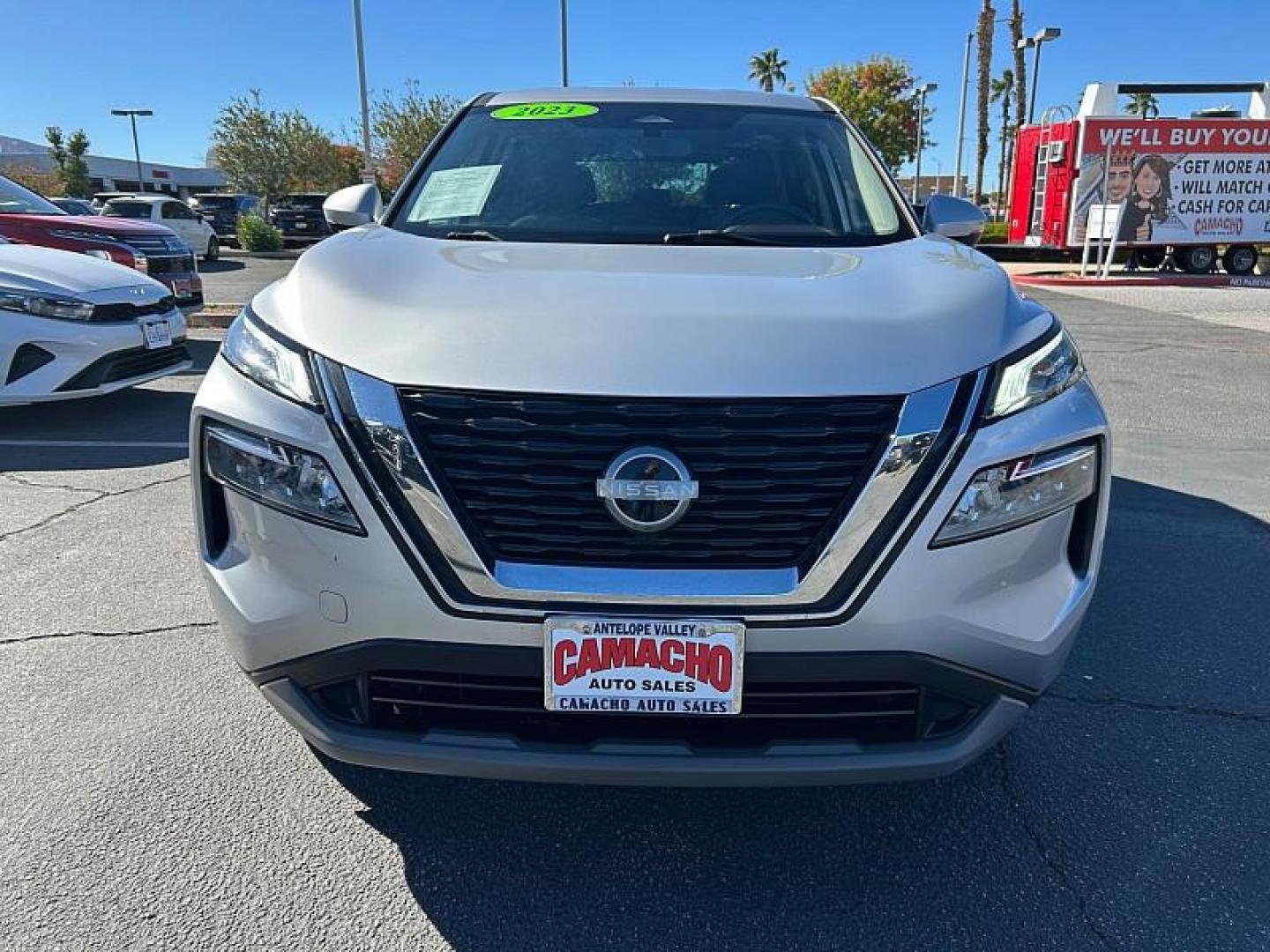 2023 SILVER Nissan Rogue (JN8BT3BA4PW) with an 3-Cyl Turbo 1.5 Liter engine, Automatic CVT w/Xtronic transmission, located at 412 Auto Vista Drive, Palmdale, 93551, (661) 945-0620, 34.592636, -118.136681 - Photo#1