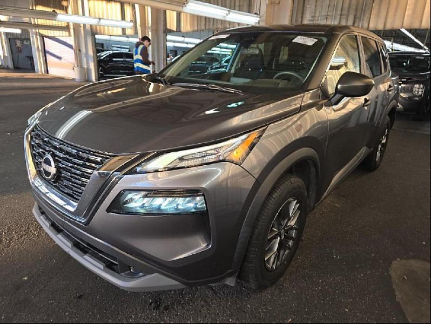 2023 GRAY Nissan Rogue (5N1BT3AA9PC) with an 3-Cyl Turbo 1.5 Liter engine, Automatic CVT w/Xtronic transmission, located at 412 Auto Vista Drive, Palmdale, 93551, (661) 945-0620, 34.592636, -118.136681- Photo#3