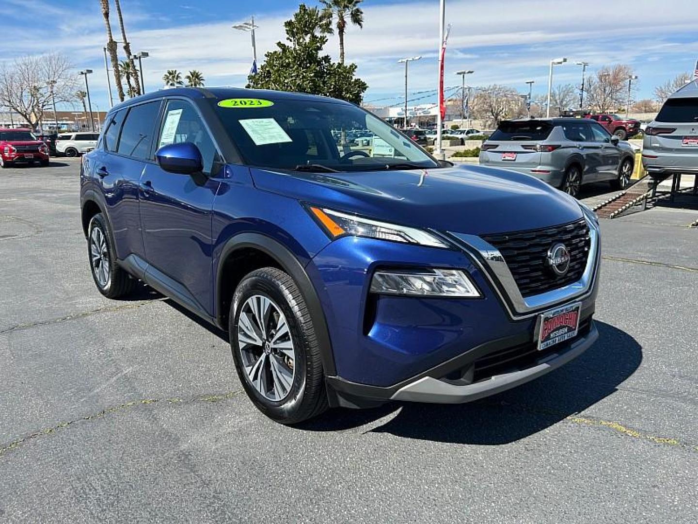 2023 BLUE Nissan Rogue (JN8BT3BB9PW) with an 3-Cyl Turbo 1.5 Liter engine, Automatic CVT w/Xtronic transmission, located at 412 Auto Vista Drive, Palmdale, 93551, (661) 945-0620, 34.592636, -118.136681 - Photo#0