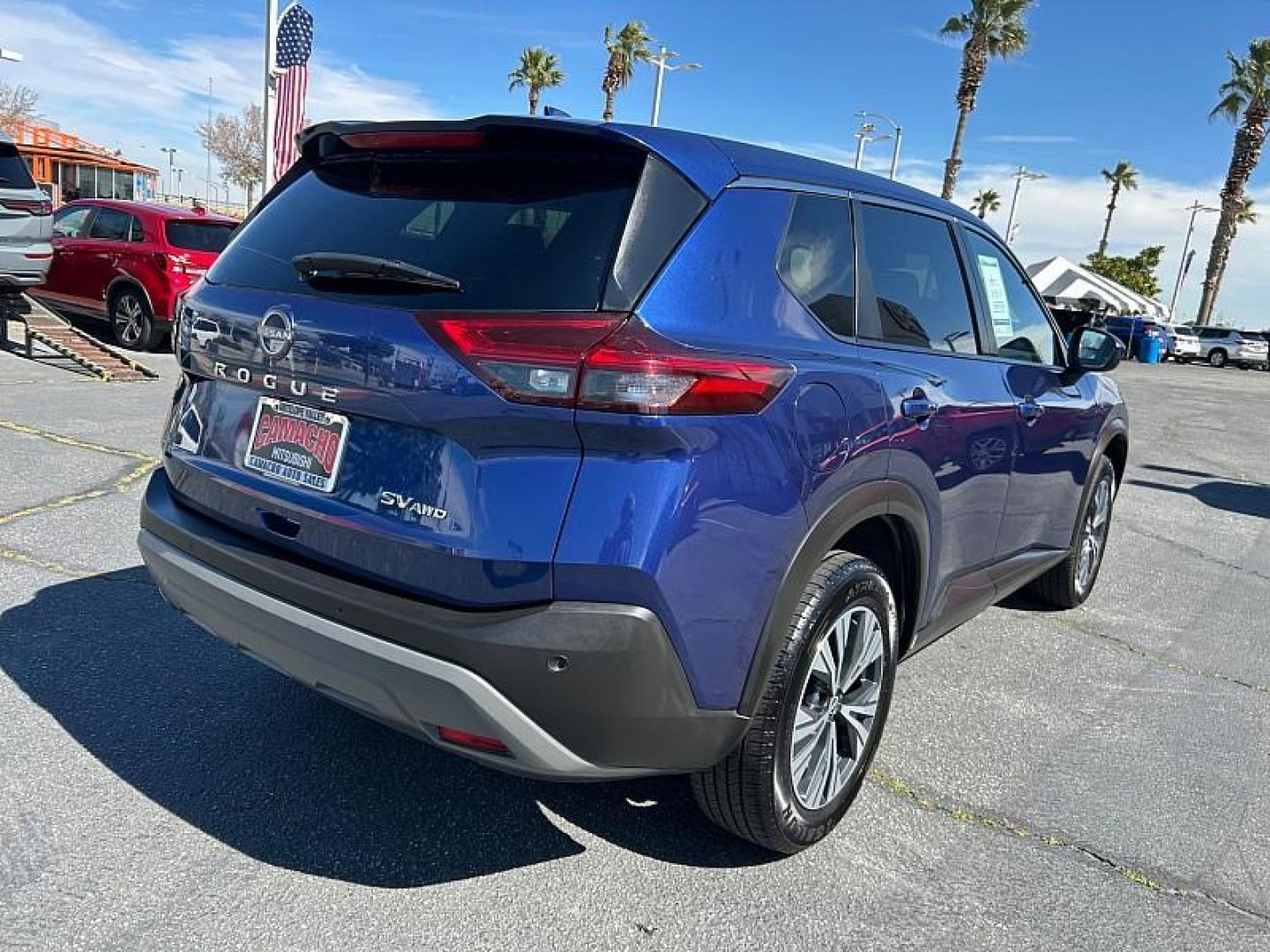 2023 BLUE Nissan Rogue (JN8BT3BB9PW) with an 3-Cyl Turbo 1.5 Liter engine, Automatic CVT w/Xtronic transmission, located at 412 Auto Vista Drive, Palmdale, 93551, (661) 945-0620, 34.592636, -118.136681 - Photo#3