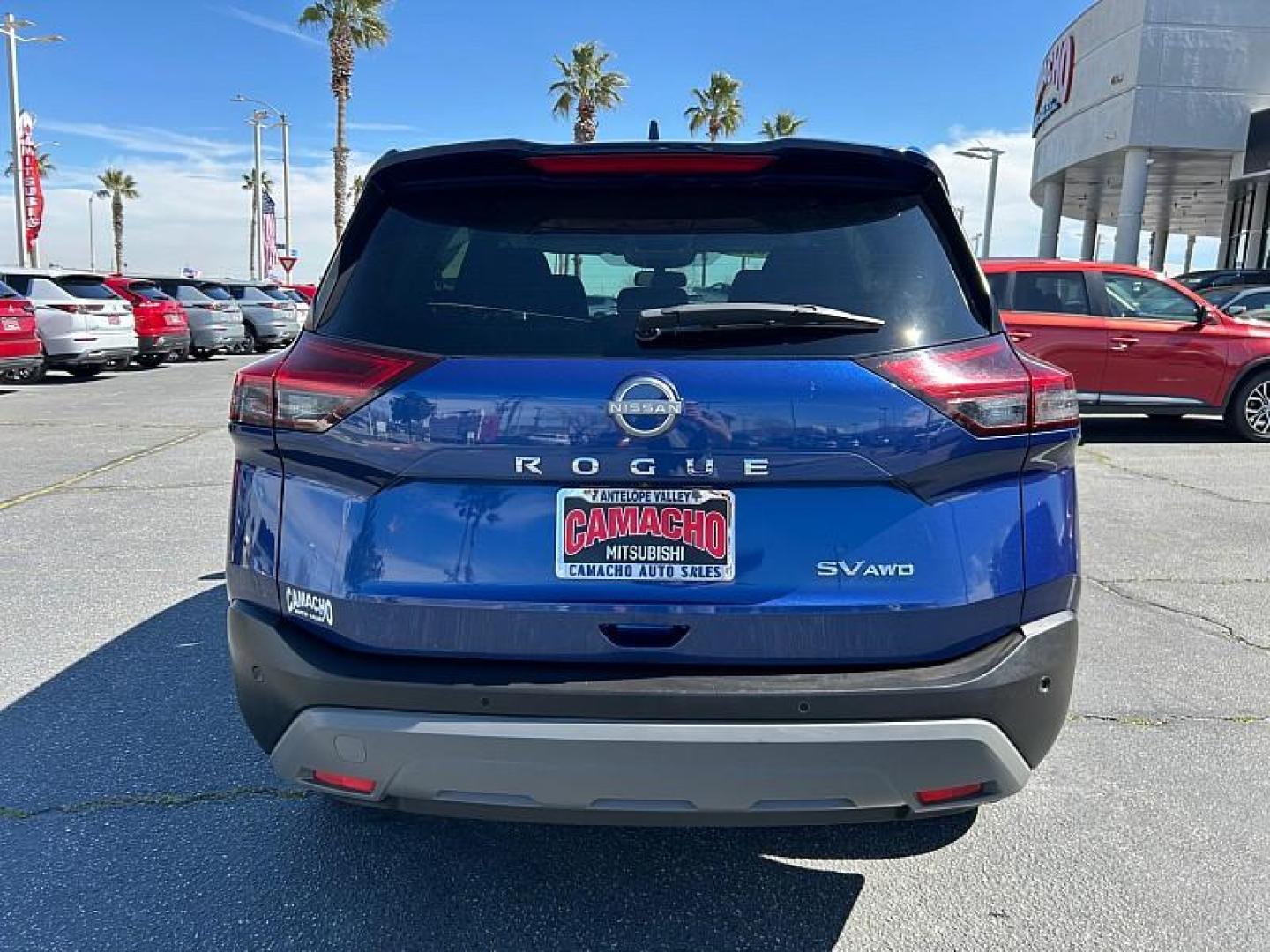 2023 BLUE Nissan Rogue (JN8BT3BB9PW) with an 3-Cyl Turbo 1.5 Liter engine, Automatic CVT w/Xtronic transmission, located at 412 Auto Vista Drive, Palmdale, 93551, (661) 945-0620, 34.592636, -118.136681 - Photo#4