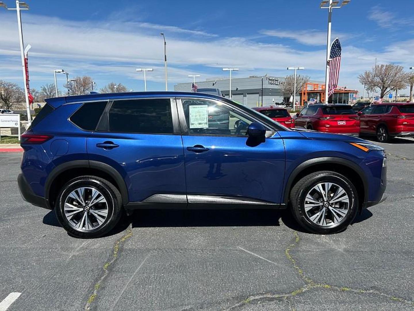 2023 BLUE Nissan Rogue (JN8BT3BB9PW) with an 3-Cyl Turbo 1.5 Liter engine, Automatic CVT w/Xtronic transmission, located at 412 Auto Vista Drive, Palmdale, 93551, (661) 945-0620, 34.592636, -118.136681 - Photo#12