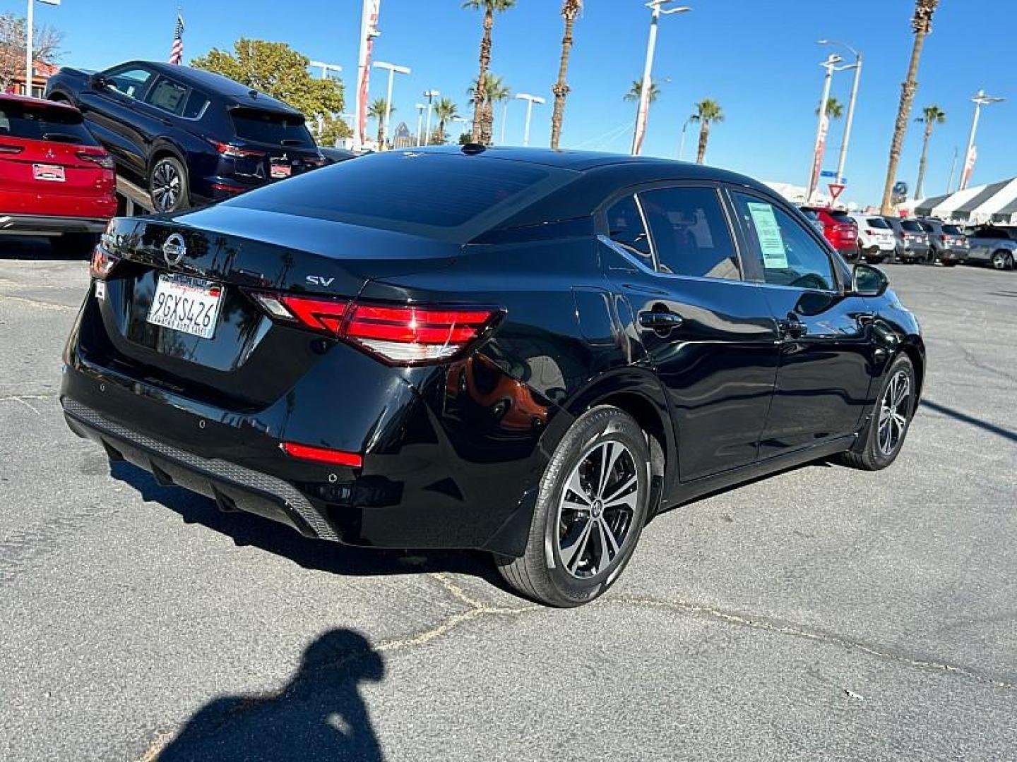 2023 BLACK Nissan Sentra (3N1AB8CV7PY) with an 4-Cyl 2.0 Liter engine, Automatic CVT w/Xtronic transmission, located at 412 Auto Vista Drive, Palmdale, 93551, (661) 945-0620, 34.592636, -118.136681 - Photo#8
