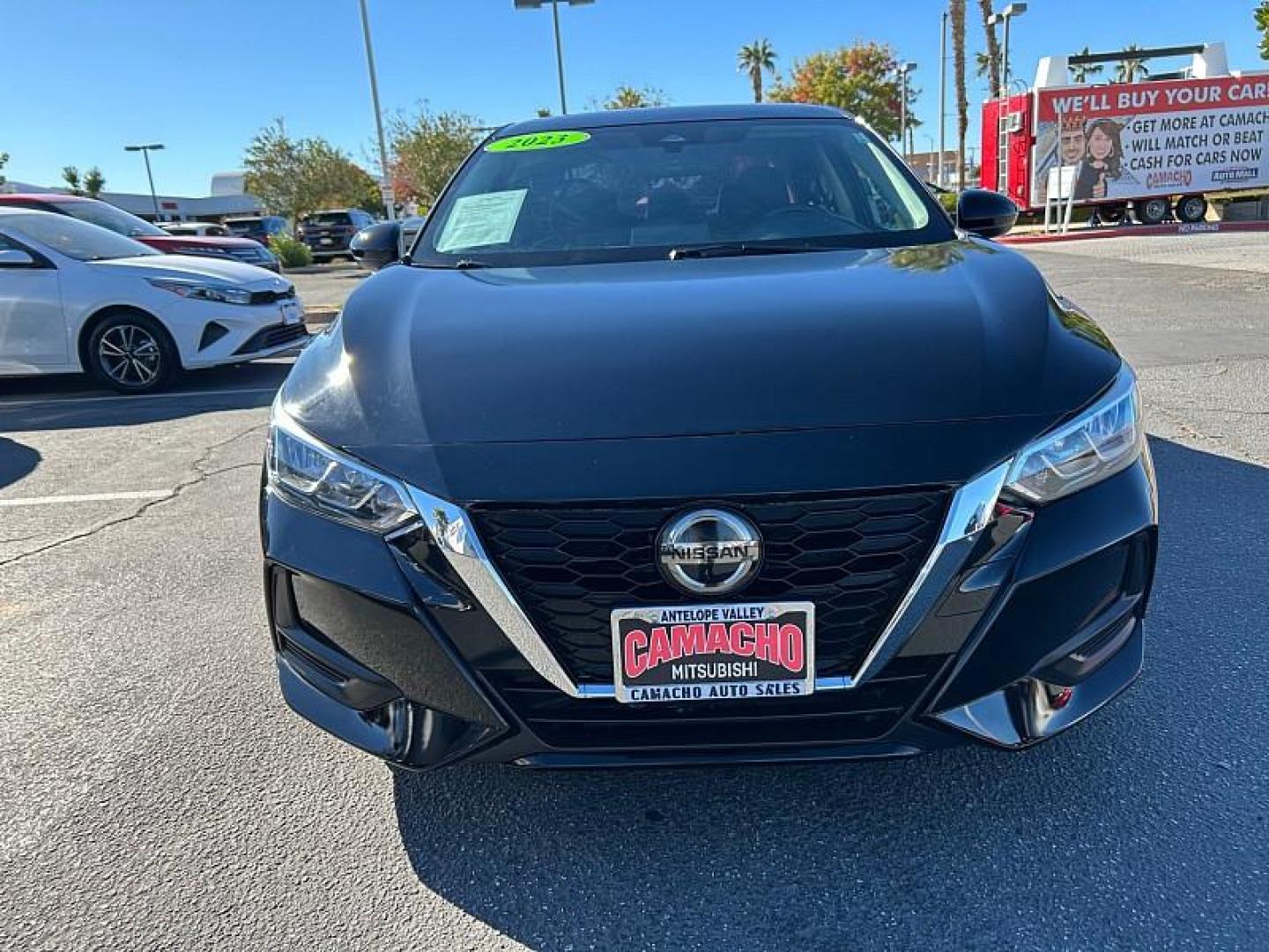 2023 BLACK Nissan Sentra (3N1AB8CV7PY) with an 4-Cyl 2.0 Liter engine, Automatic CVT w/Xtronic transmission, located at 412 Auto Vista Drive, Palmdale, 93551, (661) 945-0620, 34.592636, -118.136681 - Photo#1