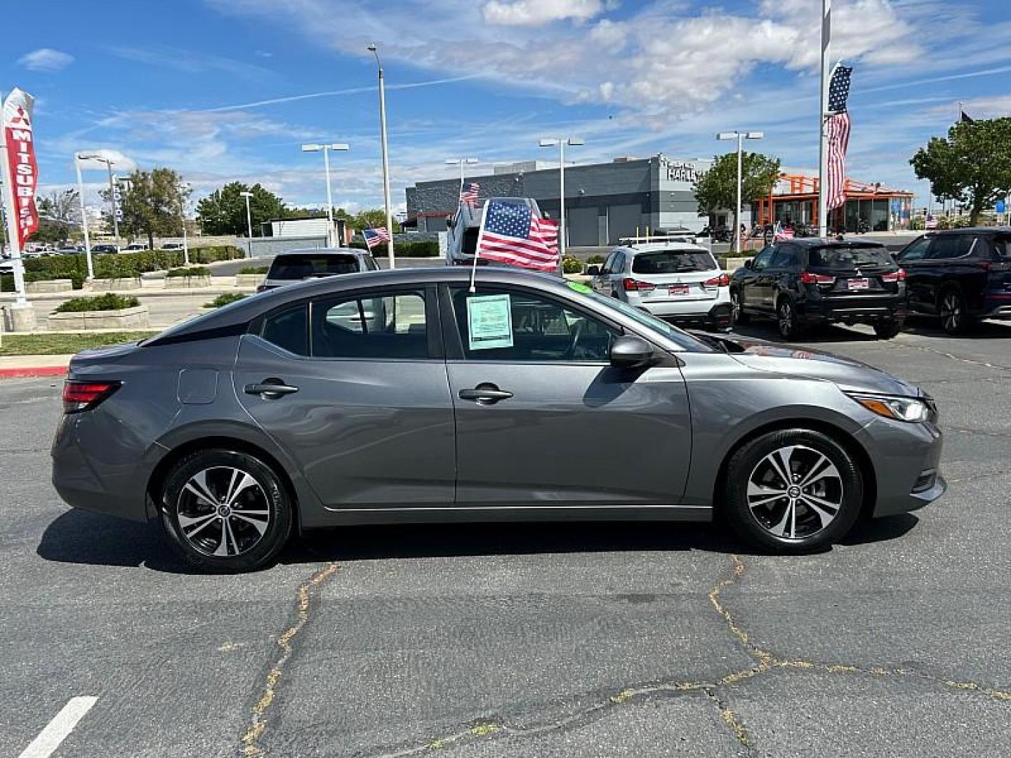 2023 GRAY Nissan Sentra (3N1AB8CV8PY) with an 4-Cyl 2.0 Liter engine, Automatic CVT w/Xtronic transmission, located at 412 Auto Vista Drive, Palmdale, 93551, (661) 945-0620, 34.592636, -118.136681 - Photo#8