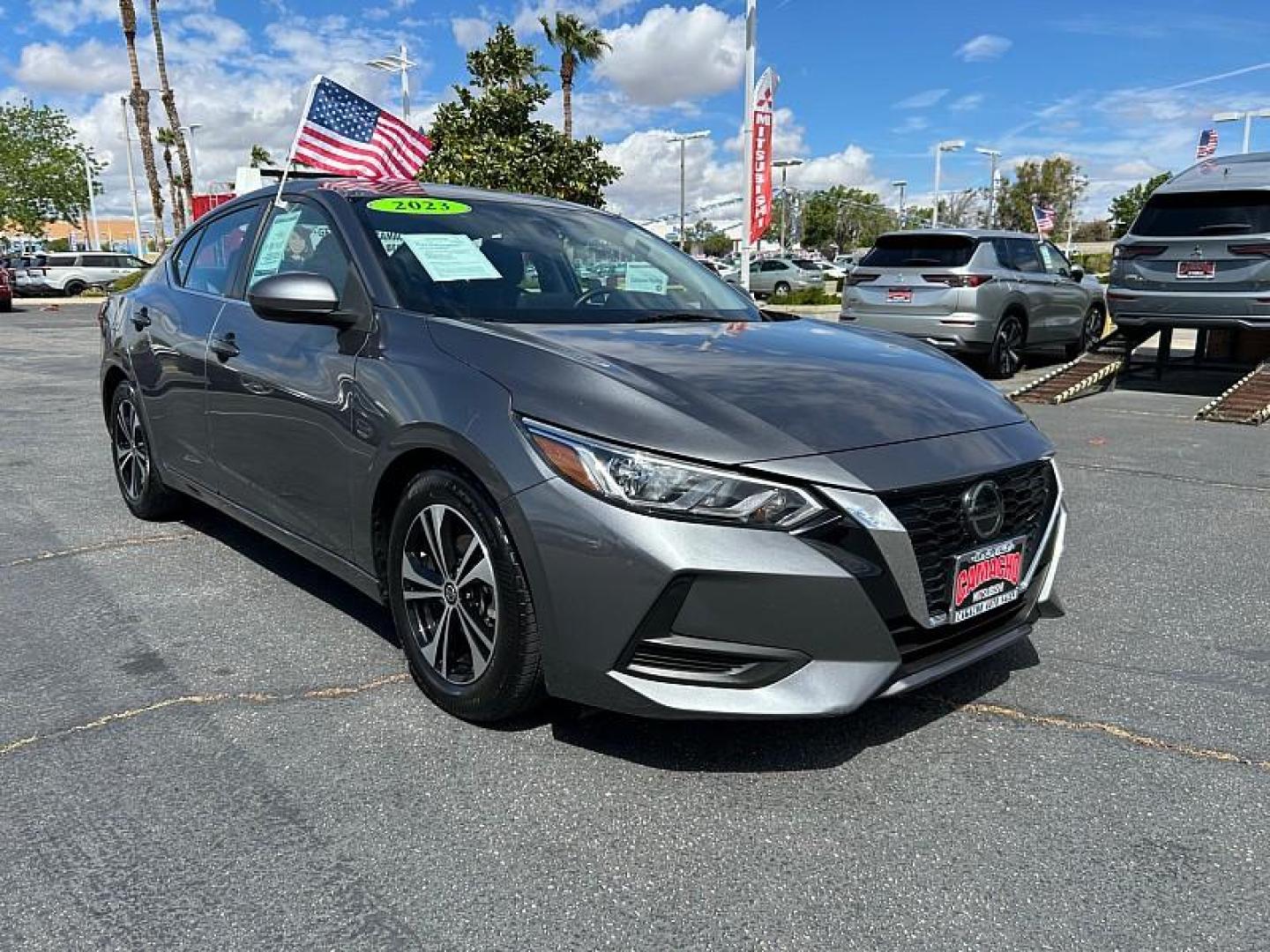 2023 GRAY Nissan Sentra (3N1AB8CV8PY) with an 4-Cyl 2.0 Liter engine, Automatic CVT w/Xtronic transmission, located at 412 Auto Vista Drive, Palmdale, 93551, (661) 945-0620, 34.592636, -118.136681 - Photo#0