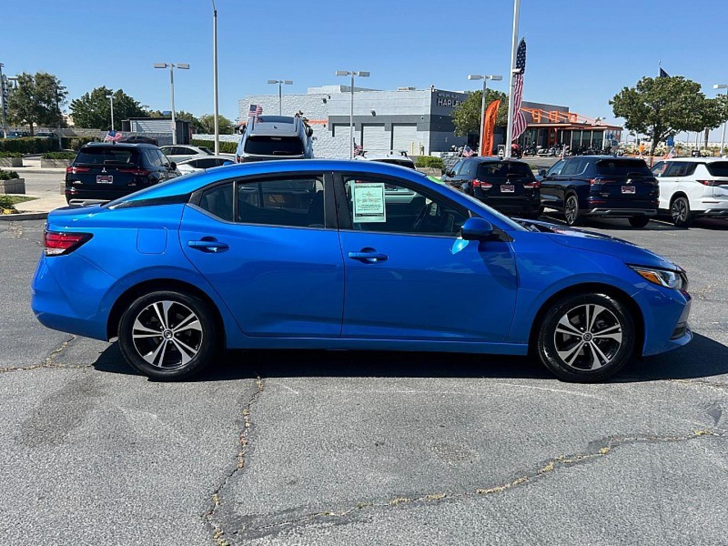 2023 BLUE Nissan Sentra (3N1AB8CV3PY) with an 4-Cyl 2.0 Liter engine, Automatic CVT w/Xtronic transmission, located at 412 Auto Vista Drive, Palmdale, 93551, (661) 945-0620, 34.592636, -118.136681 - Photo#9