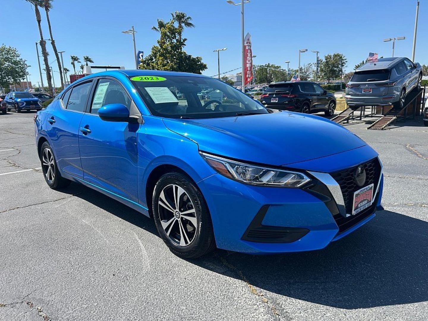 2023 BLUE Nissan Sentra (3N1AB8CV3PY) with an 4-Cyl 2.0 Liter engine, Automatic CVT w/Xtronic transmission, located at 412 Auto Vista Drive, Palmdale, 93551, (661) 945-0620, 34.592636, -118.136681 - Photo#0
