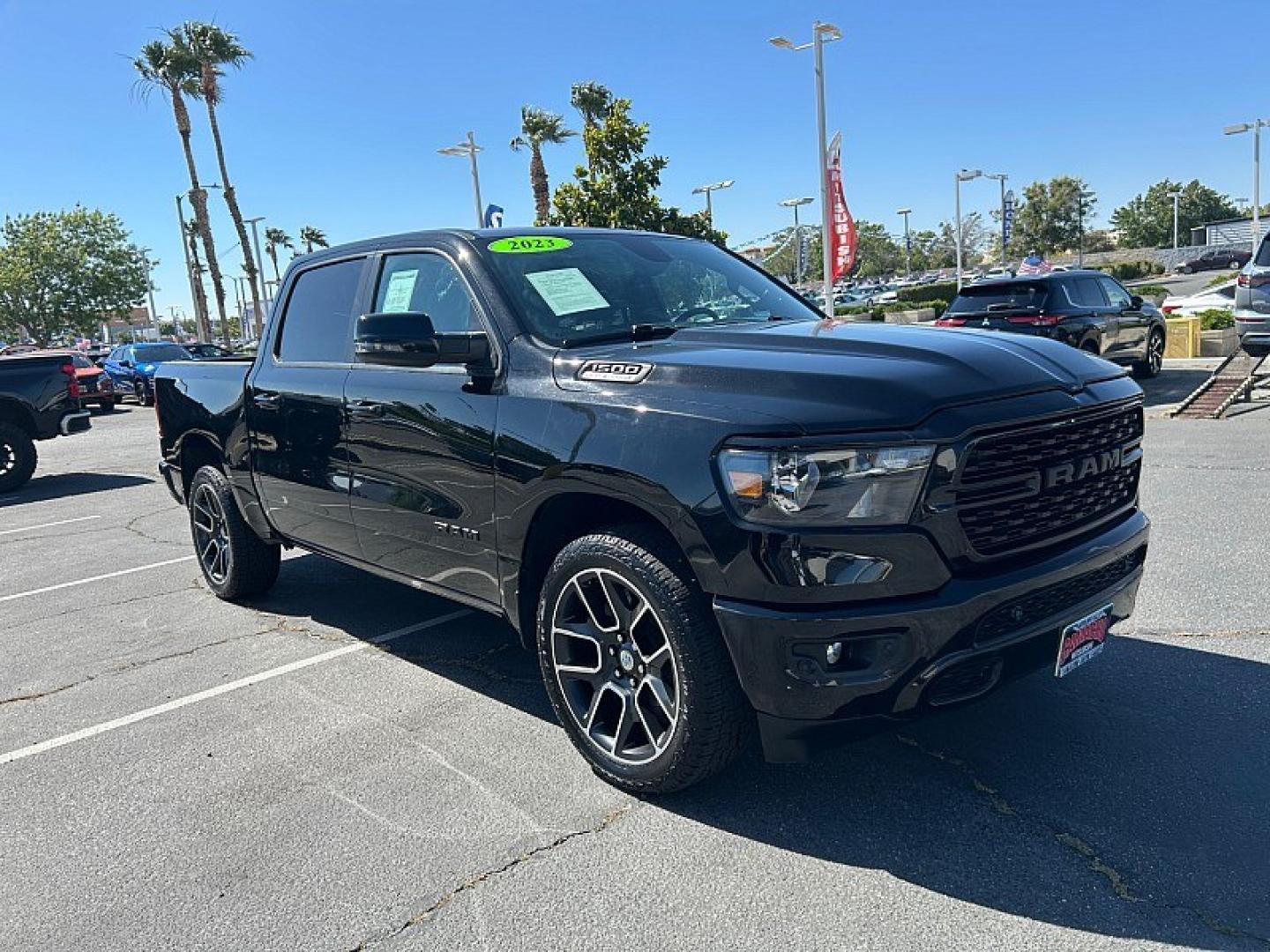 2023 BLACK Ram 1500 2WD (1C6RREFT5PN) with an 8-Cyl 5.7 Liter engine, Automatic 8-Spd transmission, located at 412 Auto Vista Drive, Palmdale, 93551, (661) 945-0620, 34.592636, -118.136681 - Photo#0