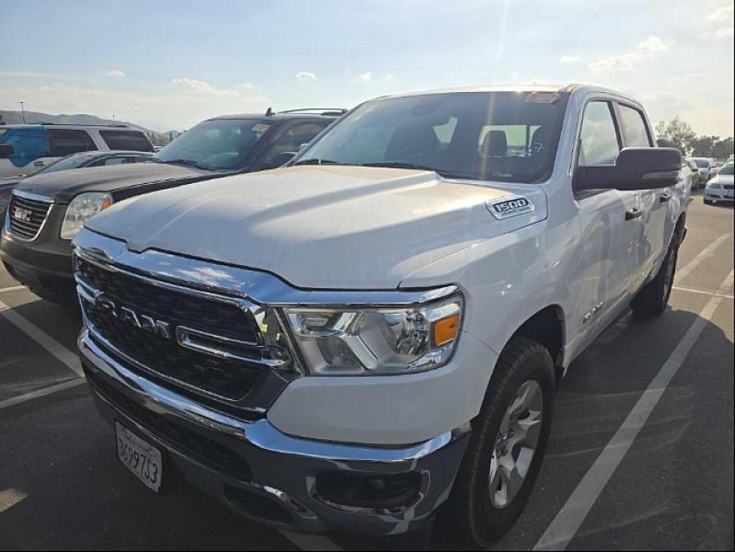 2023 WHITE Ram 1500 4WD (1C6SRFFTXPN) with an 8-Cyl 5.7 Liter engine, Automatic 8-Spd transmission, located at 412 Auto Vista Drive, Palmdale, 93551, (661) 945-0620, 34.592636, -118.136681 - Photo#0