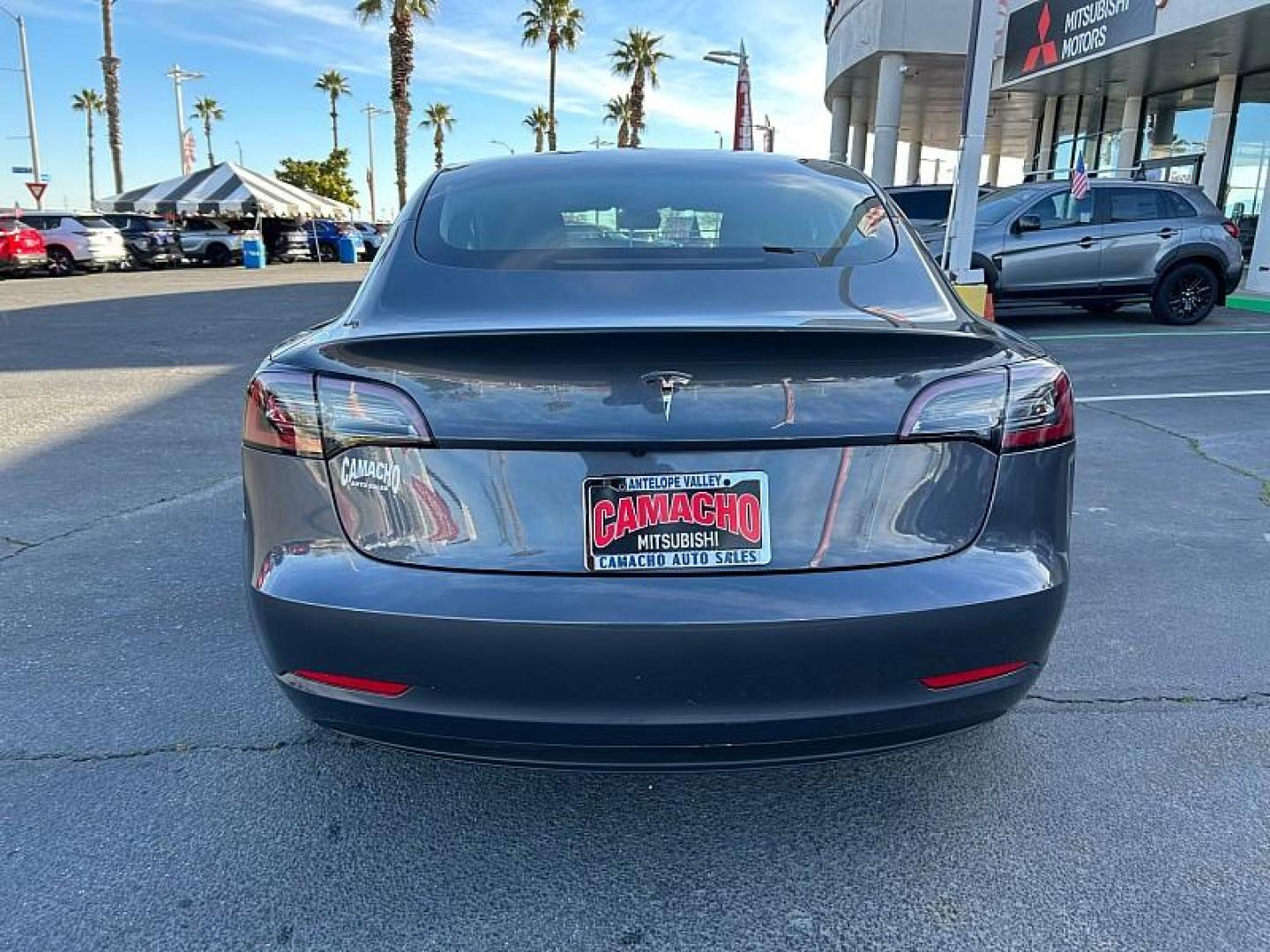 2023 GRAY Tesla Model 3 (5YJ3E1EB0PF) with an Dual AC Electric Motors engine, Single-Speed Fixed Gear transmission, located at 412 Auto Vista Drive, Palmdale, 93551, (661) 945-0620, 34.592636, -118.136681 - Photo#9