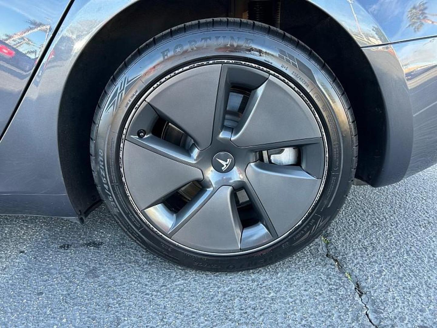 2023 GRAY Tesla Model 3 (5YJ3E1EB0PF) with an Dual AC Electric Motors engine, Single-Speed Fixed Gear transmission, located at 412 Auto Vista Drive, Palmdale, 93551, (661) 945-0620, 34.592636, -118.136681 - Photo#13