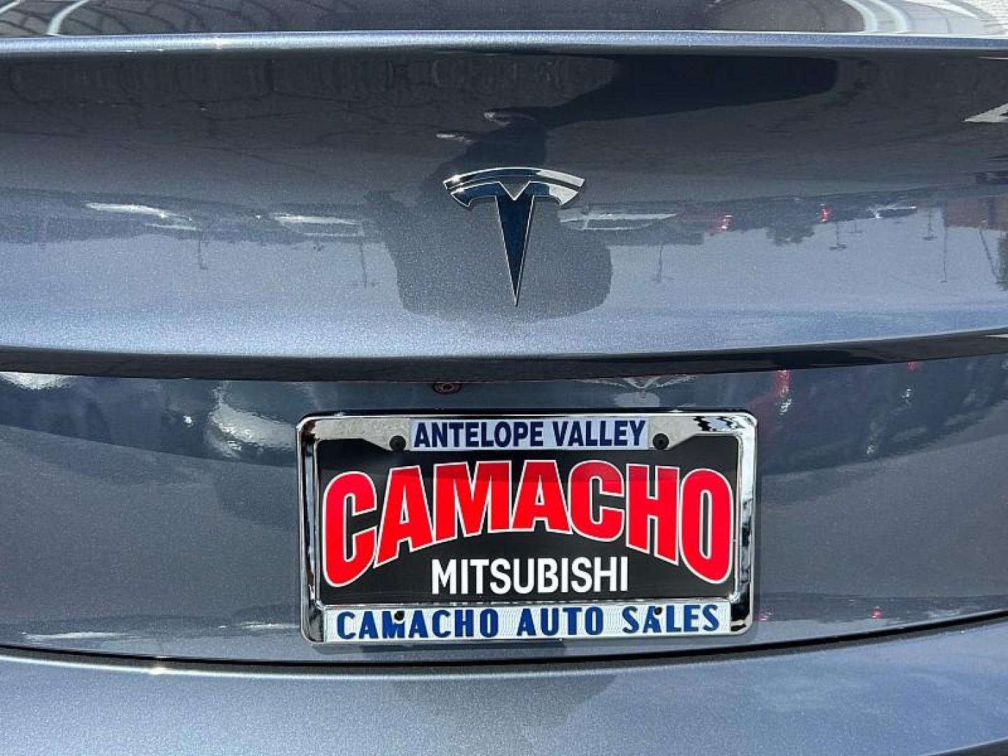 2023 GRAY Tesla Model 3 (5YJ3E1EA2PF) with an AC Electric Motor engine, Single-Speed Fixed Gear transmission, located at 412 Auto Vista Drive, Palmdale, 93551, (661) 945-0620, 34.592636, -118.136681- Photo#12