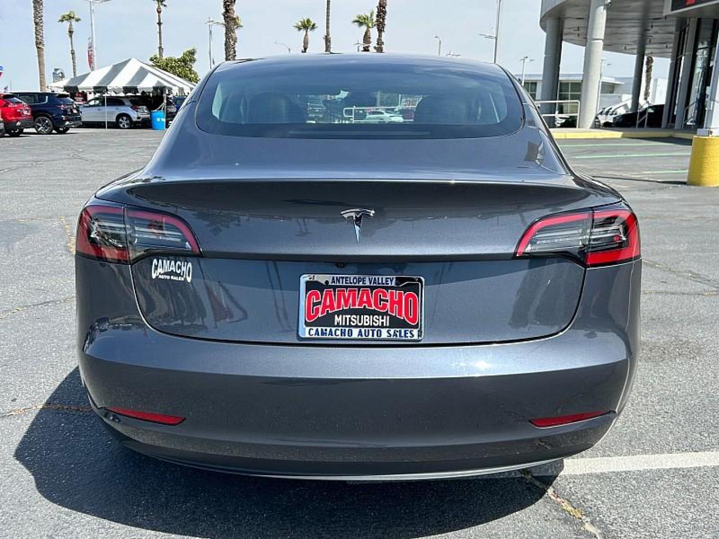 2023 GRAY Tesla Model 3 (5YJ3E1EA2PF) with an AC Electric Motor engine, Single-Speed Fixed Gear transmission, located at 412 Auto Vista Drive, Palmdale, 93551, (661) 945-0620, 34.592636, -118.136681- Photo#6