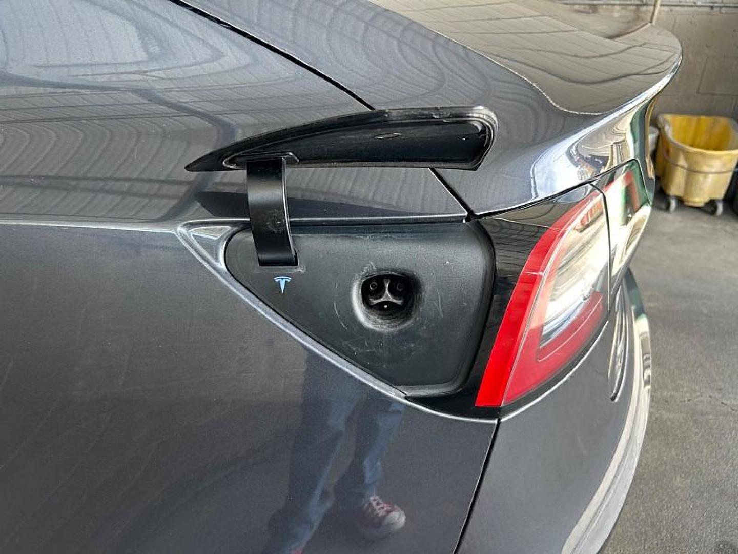 2023 GRAY Tesla Model 3 (5YJ3E1EA2PF) with an AC Electric Motor engine, Single-Speed Fixed Gear transmission, located at 412 Auto Vista Drive, Palmdale, 93551, (661) 945-0620, 34.592636, -118.136681- Photo#33