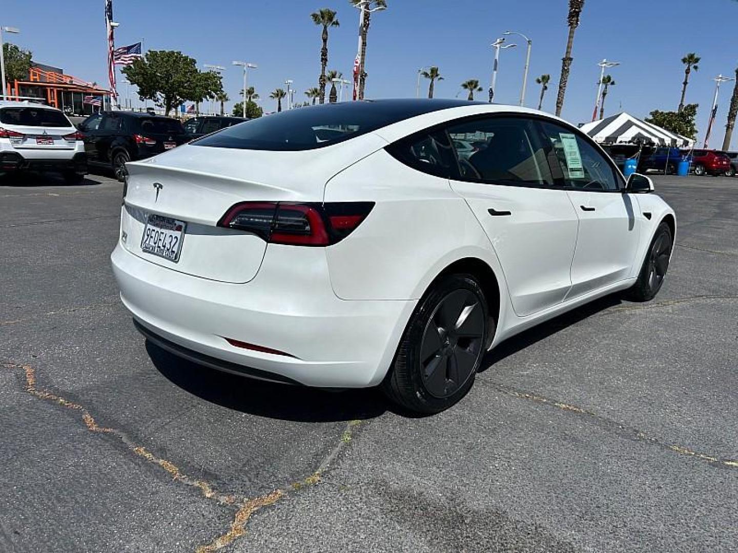 2023 WHITE Tesla Model 3 (5YJ3E1EA5PF) with an AC Electric Motor engine, Single-Speed Fixed Gear transmission, located at 412 Auto Vista Drive, Palmdale, 93551, (661) 945-0620, 34.592636, -118.136681 - Photo#8