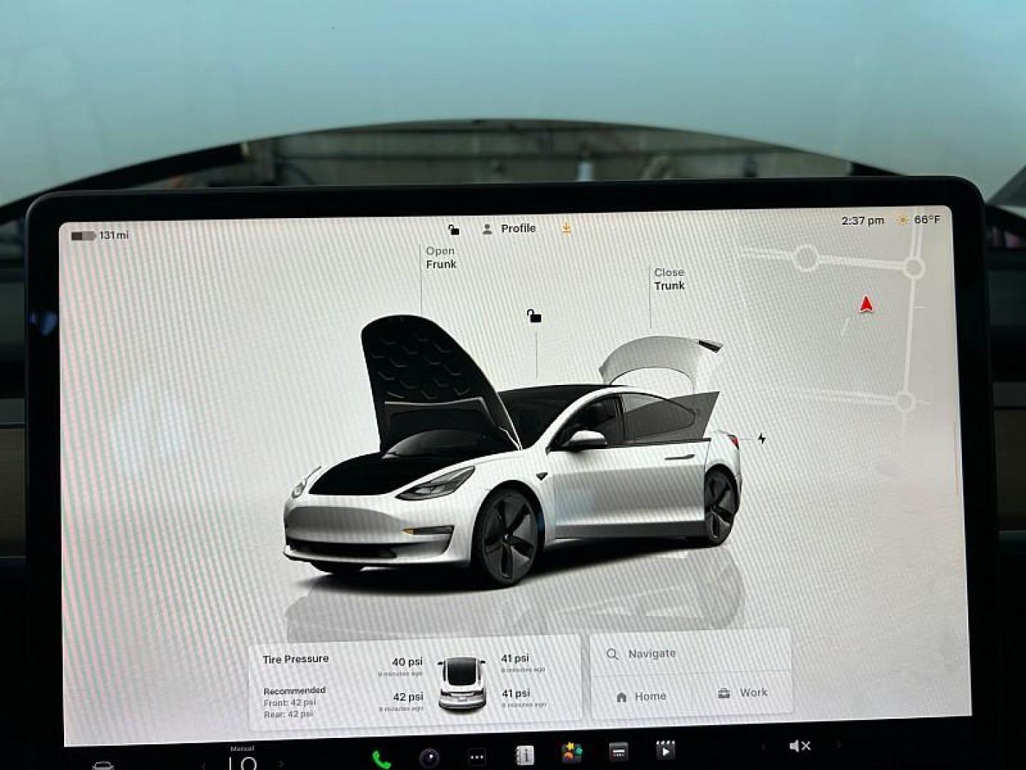 2023 WHITE Tesla Model 3 (5YJ3E1EA5PF) with an AC Electric Motor engine, Single-Speed Fixed Gear transmission, located at 412 Auto Vista Drive, Palmdale, 93551, (661) 945-0620, 34.592636, -118.136681 - Photo#19