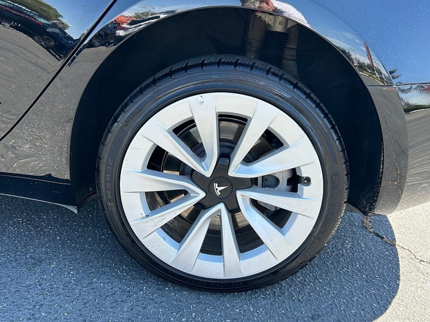2023 BLACK Tesla Model 3 (5YJ3E1EA6PF) with an AC Electric Motor engine, Single-Speed Fixed Gear transmission, located at 412 Auto Vista Drive, Palmdale, 93551, (661) 945-0620, 34.592636, -118.136681 - Photo#14